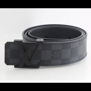 Grey Louis Vuitton Men’s Belt